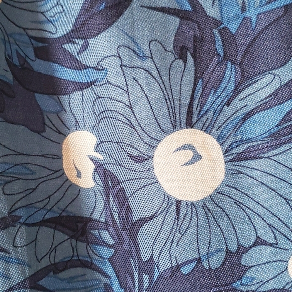 Elevenses for Anthropologie Blue Lunar Mum Tapered Capris Size 6 - Picture 2 of 11